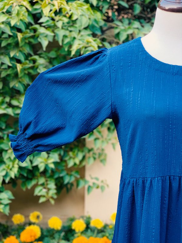 Three Tier Textured  Frock - Image 5