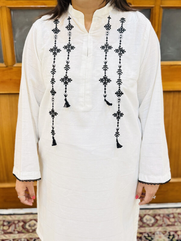 2 piece Embroidered Suit - Image 2
