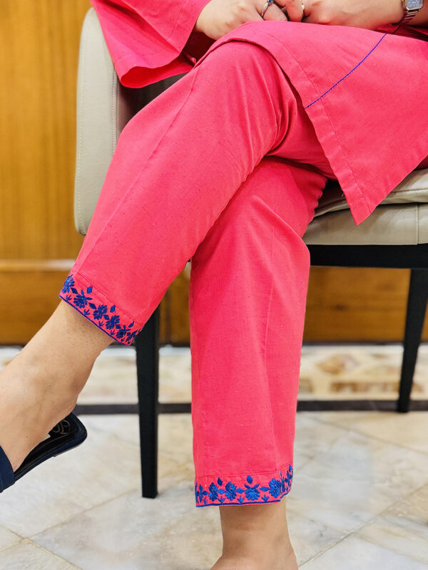 2 piece Embroidered Suit - Image 4